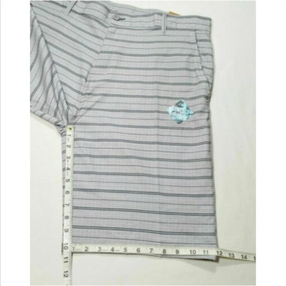 BURNSIDE Striped Walkshort Boardshort 2489E1M - Picture 6 of 8